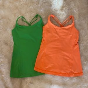 Lululemon Free To Be Neon Top Bundle size 6